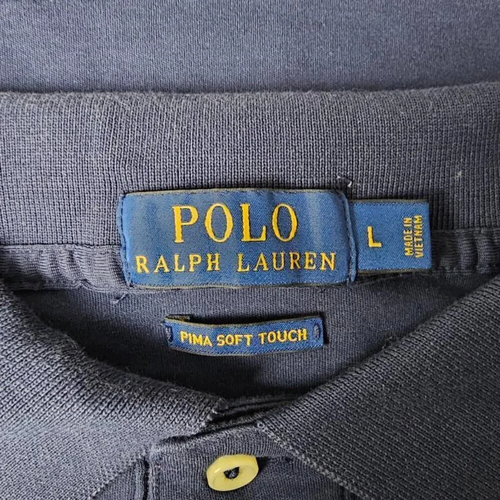 Polo Ralph Lauren Men's New Classic Fit Soft Cotton Navy Polo Shirt